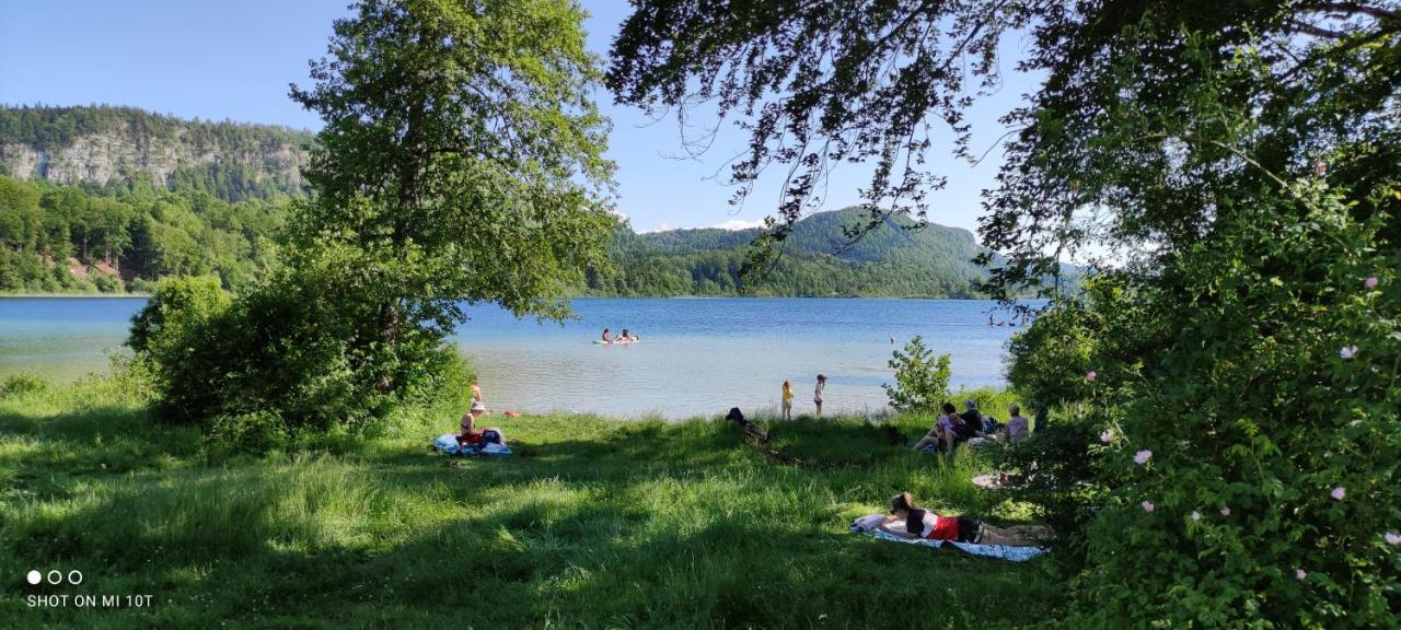 Le Jura En Toutes Saisons Piscine, Spa, Location Vtt, Balades 2Cv, Climatisation Bonlieu Екстериор снимка