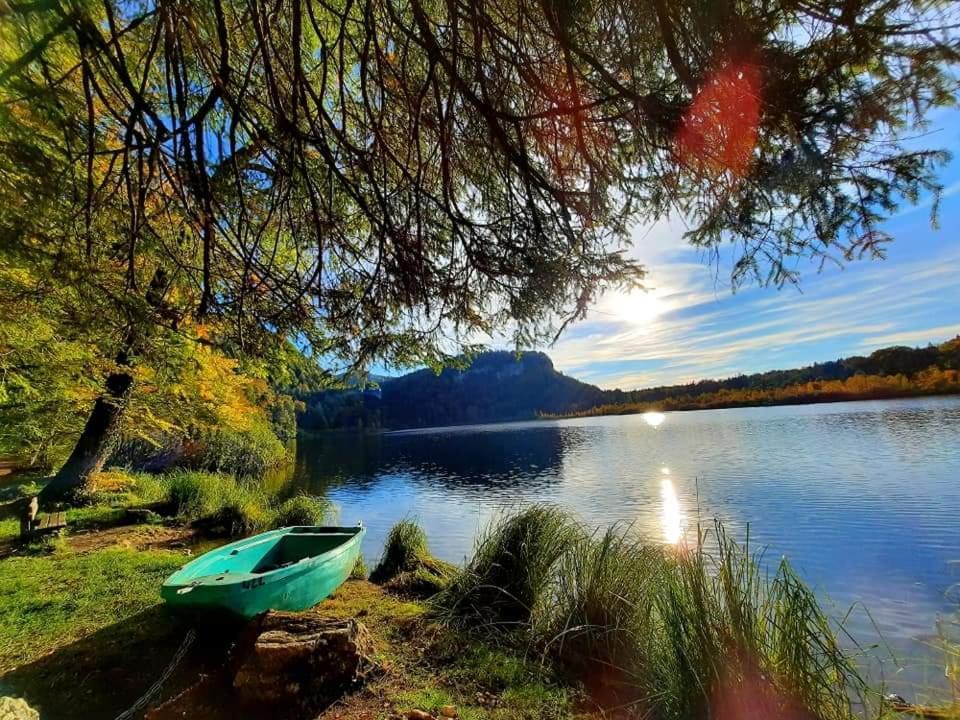 Le Jura En Toutes Saisons Piscine, Spa, Location Vtt, Balades 2Cv, Climatisation Bonlieu Екстериор снимка
