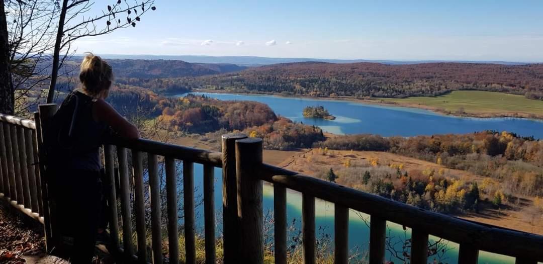 Le Jura En Toutes Saisons Piscine, Spa, Location Vtt, Balades 2Cv, Climatisation Bonlieu Екстериор снимка