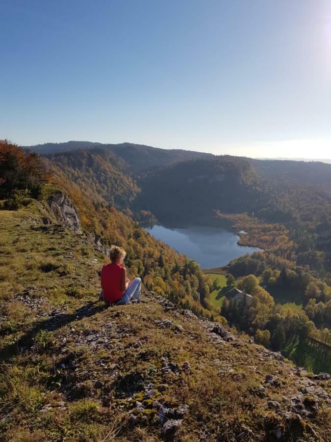 Le Jura En Toutes Saisons Piscine, Spa, Location Vtt, Balades 2Cv, Climatisation Bonlieu Екстериор снимка